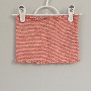 Striped Smocked Bandeau